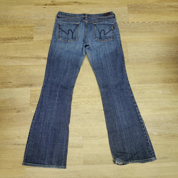 Citizens of Humanity Ingrid #002 Stretch Low Waist Flair Jeans - Picture 2 of 9